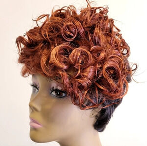 Short Fashion Wig - Copper/Black